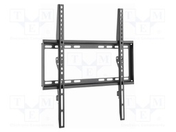 Holder; for wall mounting; 35kg; 32÷55"; black; permanent