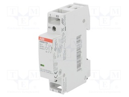 Contactor: 2-pole installation; NC + NO; 24VAC; 24VDC; 20A; DIN