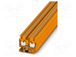 Splice terminal: rail; PA; L: 32.1mm; ways: 1; terminals: 2; W: 5.2mm