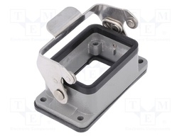 Enclosure: for HDC connectors; HDC; size 3; Locking: with latch