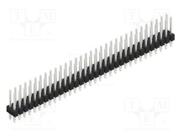 Connector: pin strips; pin header; male; PIN: 64; 2.54mm; THT; 2x32