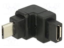 Adapter; USB 2.0; gold-plated; Connector colour: black