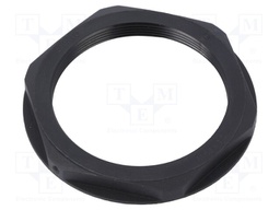 Nut; PG48; polyamide; UL94V-2; 70mm; black; -20÷100°C; Thread: PG