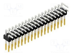 Connector: pin strips; pin header; male; PIN: 36; 2.54mm; THT; 2x18