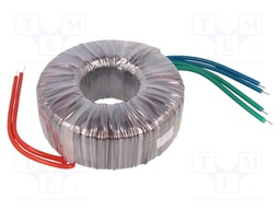 Transformer: toroidal; 450VA; 230VAC; 40V; 40V; 5.62A; 5.62A; 4kg