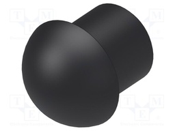 Stopper; Mat: polyamide; Body: black; Entrelec; Ø: 9.7mm; -20÷100°C