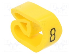 Markers for cables and wires; Label symbol: 8; 8÷16mm; PVC; PA