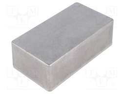Enclosure: multipurpose; X: 66mm; Y: 121mm; Z: 39mm; 1590; aluminium