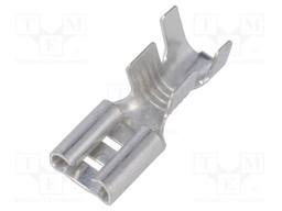 Terminal: flat; 6.3mm; 0.8mm; female; 4÷6mm2; crimped; for cable