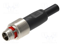 Cable: for sensors/automation; M12; PIN: 8; straight; 2m; plug; 0.5A