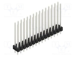 Connector: pin strips; pin header; male; PIN: 30; 2.54mm; THT; 2x15