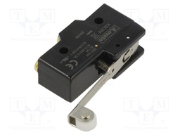 Microswitch SNAP ACTION; 3A/250VAC; with lever (with roller)