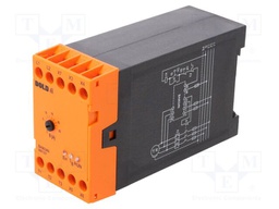 Motor brake relay; breaking current; for DIN rail mounting