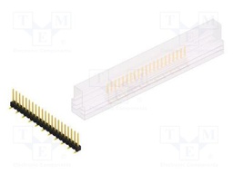 Connector: pin strips; pin header; male; PIN: 21; 2.54mm; SMT; 1x21