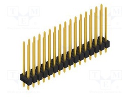 Connector: pin strips; pin header; male; PIN: 32; 2.54mm; THT; 2x16