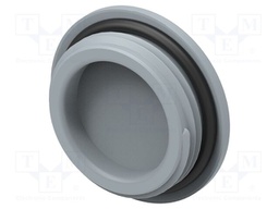 Stopper; polyamide; grey; IP68; Entrelec; Gland: M25; 6mm; Pitch: 1.5