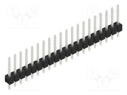 Connector: pin strips; pin header; male; PIN: 20; 2.54mm; THT; 1x20