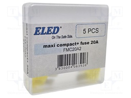 Fuse: fuse; 20A; 32VDC; automotive; 16.2mm; 16.2x6.5x18.5mm