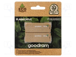 Pendrive; Eco Friendly,USB 3.2; 32GB; R: 60MB/s; W: 20MB/s; USB A