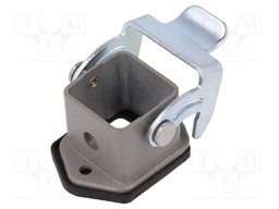 Enclosure: for HDC connectors; size D3A; with latch; straight