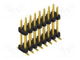 Connector: pin strips; pin header; male; PIN: 16; 2mm; SMT; 2x8; 100V
