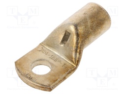 Tip: ring tube; M14; 185mm2; crimped; for cable; straight; tinned