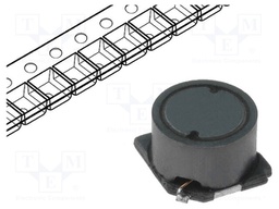 Inductor: wire; SMD; 68uH; 0.6A; 0.345Ω; 7.6x7.6x5.1mm; ±20%