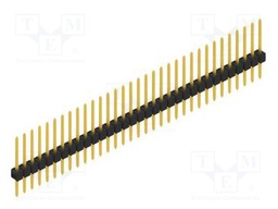Connector: pin strips; pin header; male; PIN: 33; 2.54mm; THT; 1x33