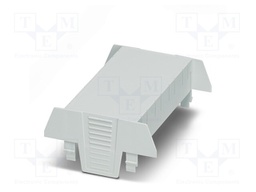 Cover; for enclosures; UL94HB; Series: EH 90; Mat: ABS; grey; 90mm