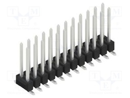 Connector: pin strips; pin header; male; PIN: 24; 2.54mm; SMT; 2x12