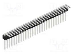 Connector: pin strips; pin header; male; PIN: 27; 1.27mm; THT; 1x27