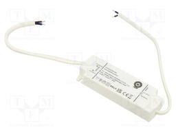 Power supply: switching; LED; 20W; 24VDC; 0÷833mA; 180÷264VAC; IP44