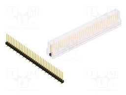 Connector: pin strips; pin header; male; PIN: 36; 2.54mm; SMT; 1x36