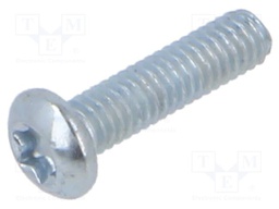 Screw; M2.5x10; Head: button; Torx®; steel; zinc; DIN 34805