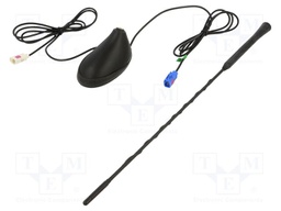 Antenna; car top; 0.4m; AM,FM,GPS; Citroën,Peugeot,Toyota; 1.2m