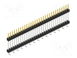 Connector: pin strips; pin header; male; PIN: 30; 2.54mm; SMT; 1x30