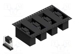 Connector: pin strips; pin header; male; PIN: 14; 2.54mm; SMT; 2x7