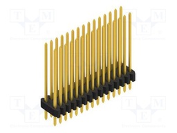 Connector: pin strips; pin header; male; PIN: 30; 1.27mm; THT; 2x15
