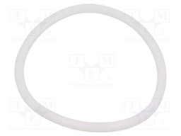 O-ring gasket; silicone; Thk: 3mm; Øint: 45mm; white; -60÷160°C