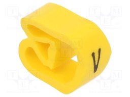 Markers for cables and wires; Label symbol: V; 8÷16mm; PVC; PA