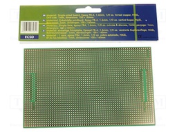 Board: universal; eurocard,single sided,prototyping; W: 100mm