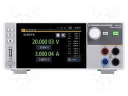 Power supply: programmable laboratory; Channels: 1; 0÷20VDC; 10mV