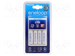 Charger: for rechargeable batteries; Ni-MH; Size: AA,AAA,R03,R6