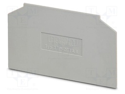 Separating plate; L: 40.8mm; W: 1.5mm; H: 69mm; Body: grey