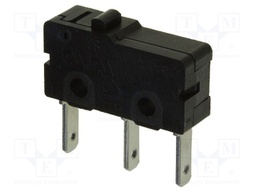 Microswitch SNAP ACTION; without lever; SPDT; 5A/250VAC; ON-(ON)