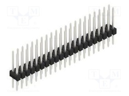Connector: pin strips; pin header; male; PIN: 42; 2.54mm; THT; 2x21