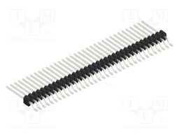 Connector: pin strips; pin header; male; PIN: 35; 1.27mm; SMT; 1x35