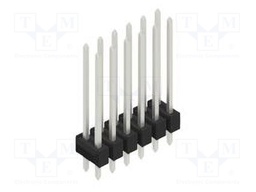 Connector: pin strips; pin header; male; PIN: 12; 2.54mm; THT; 2x6