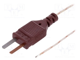 T-type temperature probe; -75÷260°C; 10m; Insulation: fiberglass