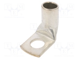 Tip: ring tube; M16; 120mm2; crimped; for cable; angled 90°; tinned